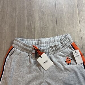 Women's Syracuse University Sweat Pants Track Small Erin Andrews Fleece Soft New